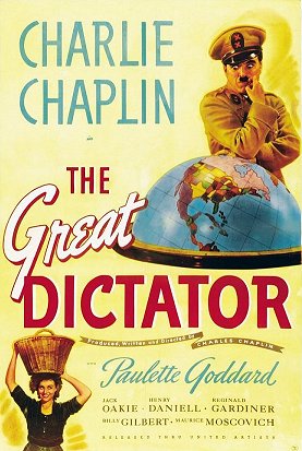 Movie Poster for The Great Dictator